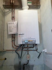 Installation d'une chaudière De Dietrich