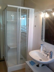 Réalisation d'une douche individuelle