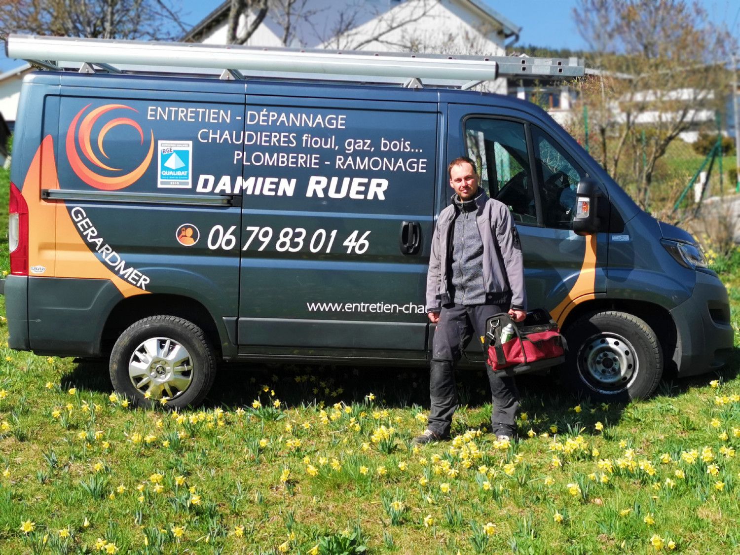Damien Ruer Chauffagiste à Gérardmer Entretien dépannage chaudières ramonage plomberie